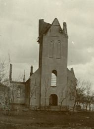 Ålesund kirke etter brannen