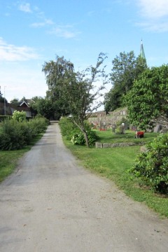 Kirkegård ved gravkapellet