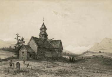 Dovre kirke av Paul Gaimard