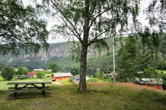 Utsikt fra kirketomten