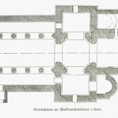 Hallvardskatedralens grunnplan