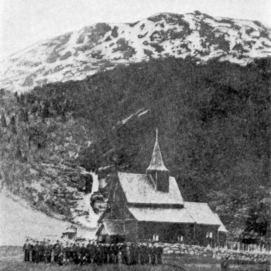 Hemsedal stavkirke 1874