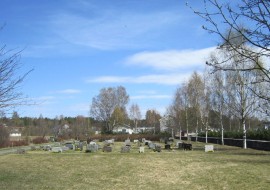 Kirkegård i øst