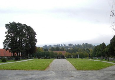 Her stod Hønefoss kirke