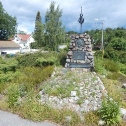 Gabriel Scott ved Høvåg kirke