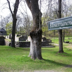 Klosteranlegget østfra