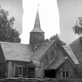 Kors kirke før flytting