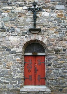 Hovedinngang i sørvest