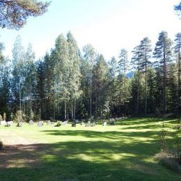Kirkegård i skogen