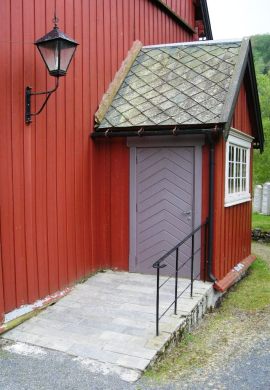 Inngang i nordvest