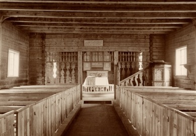 Interiør i gamlekirken