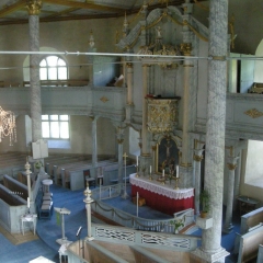 Kirkerommet sett fra galleriet