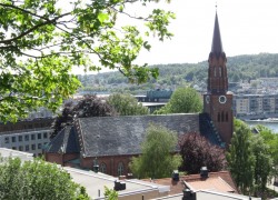 Sett fra Slottsfjellet