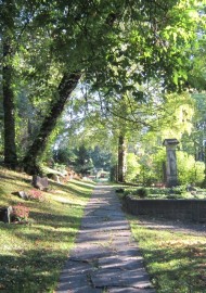 Fra kirkegården