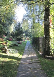 Fra kirkegården