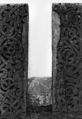 Stavkirkeportal fra Veum